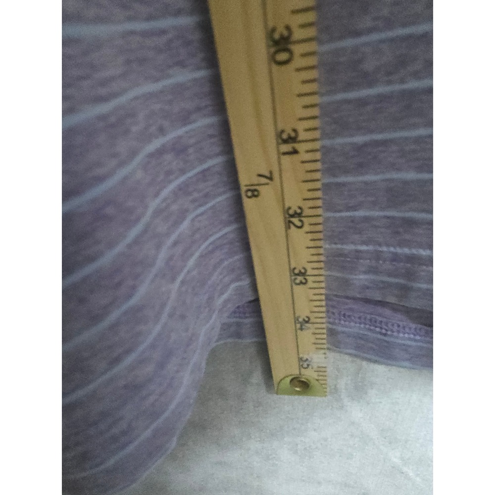 Johnnie-O Men XXL Purple Striped NFL 100 Anniversary Patch Golf Polo Shirt‎ - Picture 7 of 7